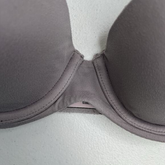 Victoria’s Secret Size 34B Bra Lined Demi T-Shirt Coverage Underwire Push Up - Picture 3 of 16